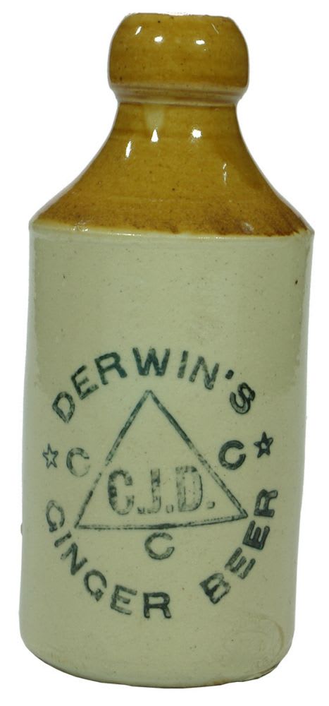 Derwin's Ginger Beer Stoneware Bottle