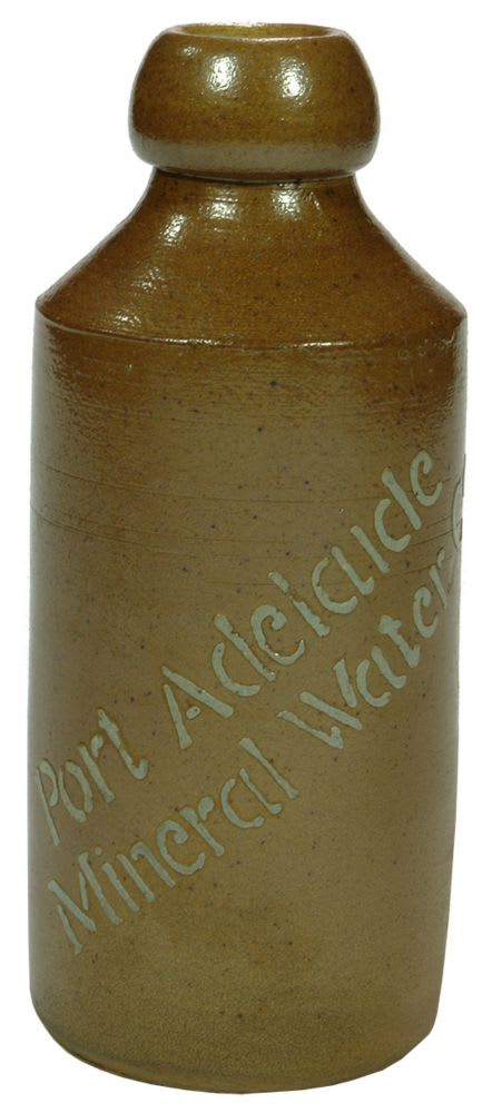 Port Adelaide Mineral Water Stoneware Bottle