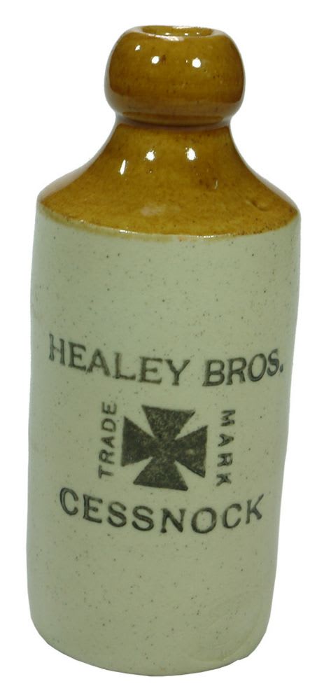 healey Bros Cessnock Stoneware Ginger Beer
