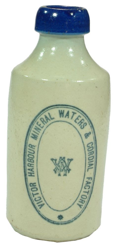 Victor Harbour Mineral Waters Ginger Beer Bottle