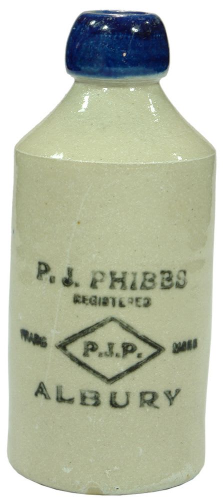 Phibbs Albury Stoneware Ginger Beer Bottle