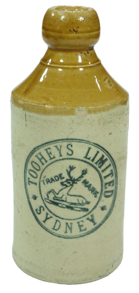 Tooheys Limited Sydney Deer Stoneware Ginger Beer