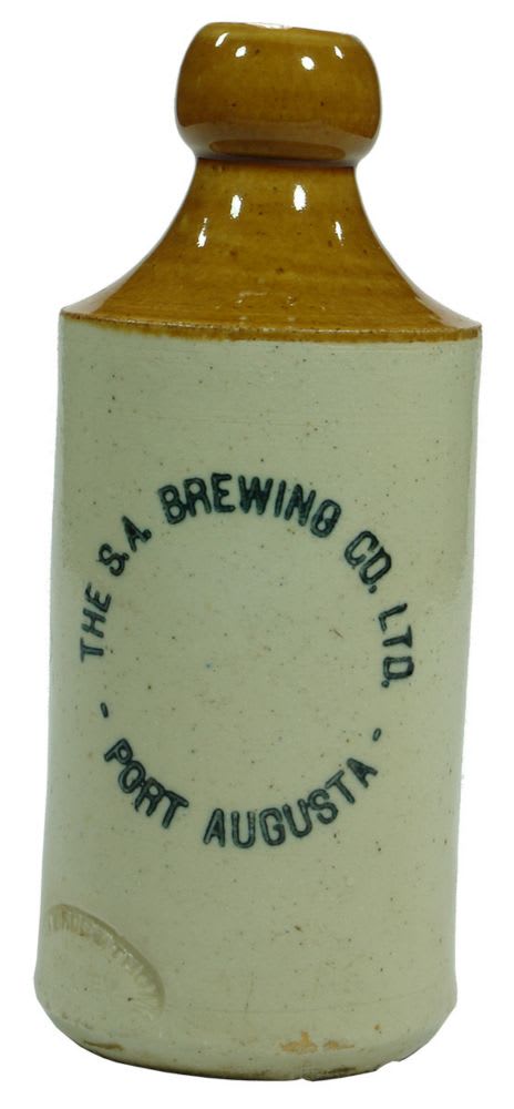 SA Brewing Port Augusta Stoneware Bottle