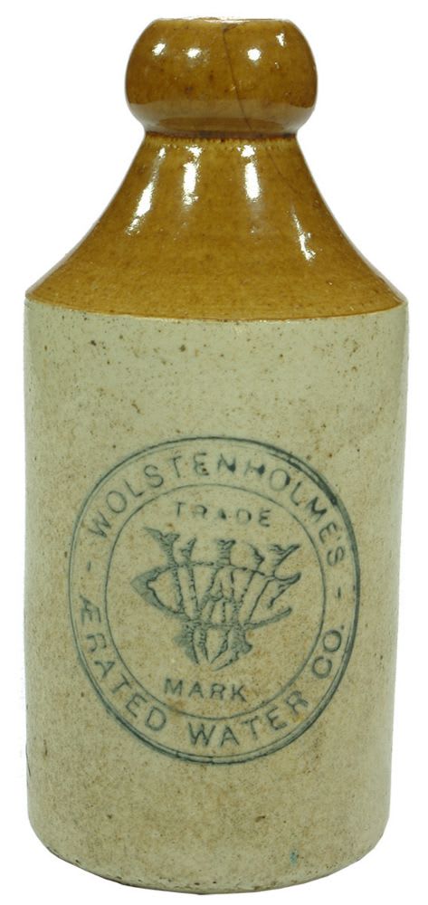 Wolstenholme's Aerated Water Stoneware Bottle