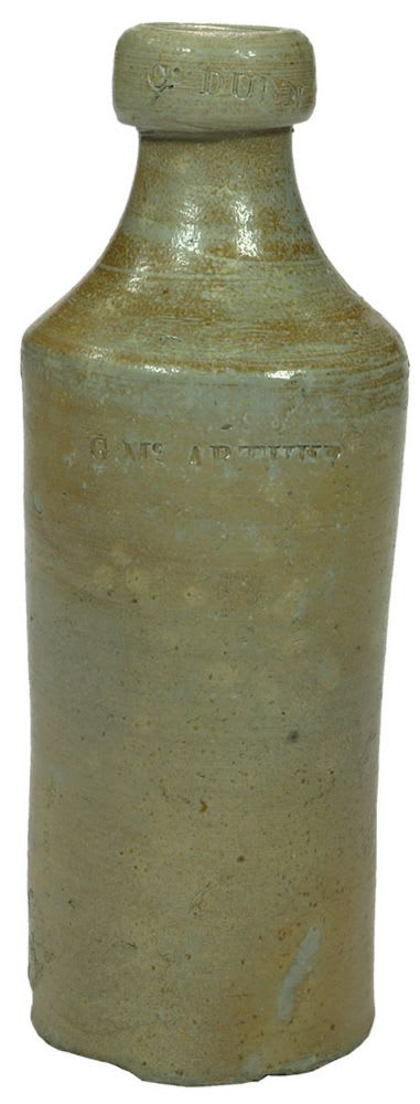 Dunn McArthur Convict Pottery Stoneware Bottle