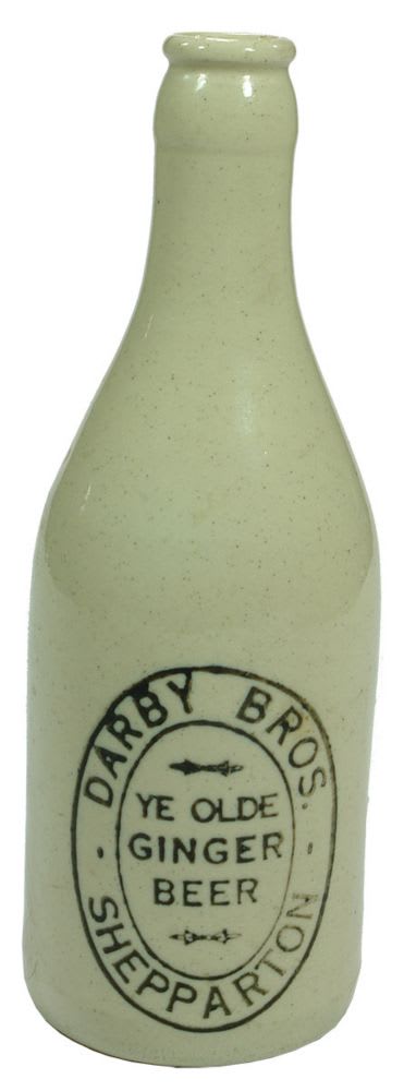 Darby Bros Ginger Beer Shepparton Bottle