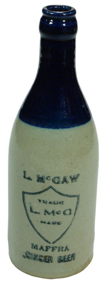 McGaw Maffra Stoneware Ginger Beer Bottle