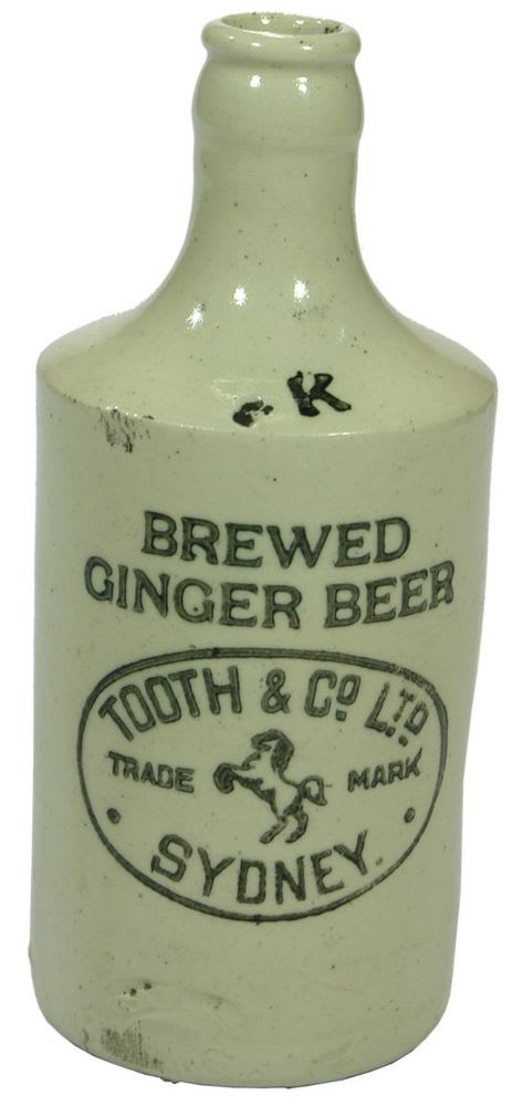 Tooth Sydney Brewed Ginger Beer Pottery Bottle