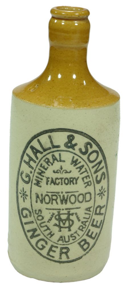 Hall Say Stonie Pottery Ginger Beer Bottle