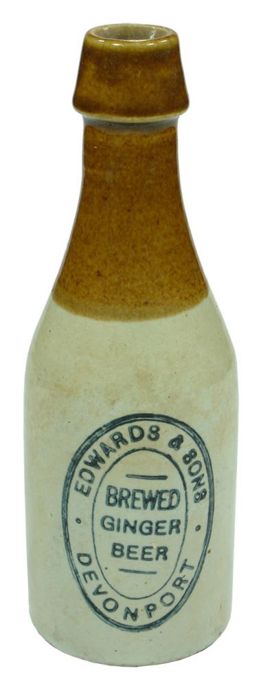 Edwards Devonport Internal Thread Ginger Beer Bottle
