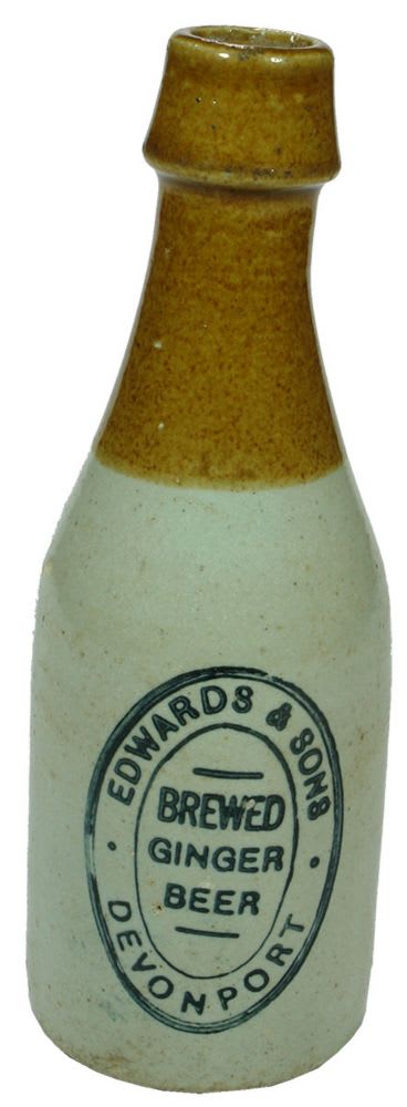 Edwards Devonport Internal Thread Ginger Beer Bottle