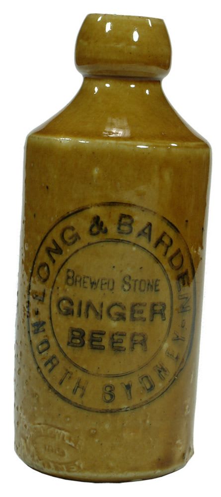 Long Barden North Sydney Ginger Beer Bottle