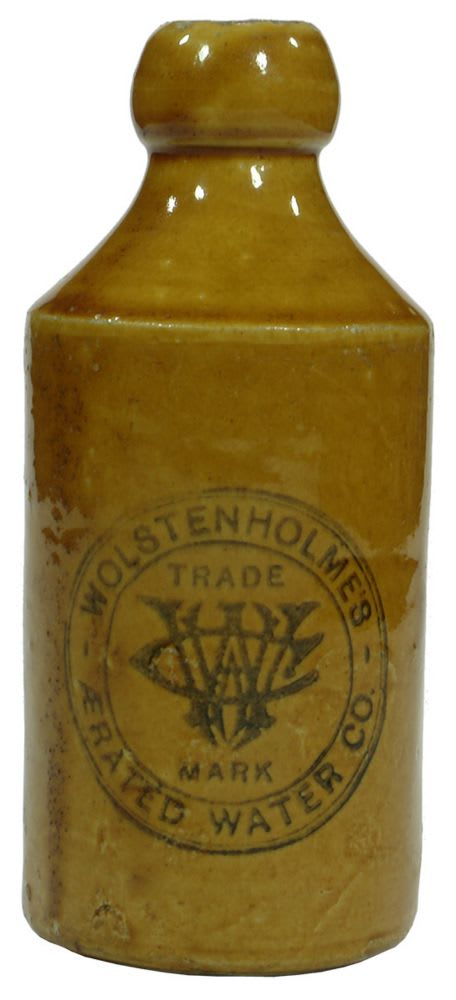 Wolstenholme's Aerated Water Stoneware Ginger Beer