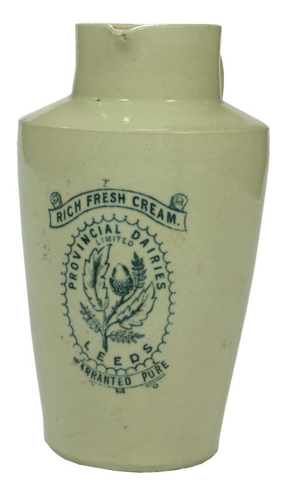 Provincial Dairies Leeds Stoneware Cream Jar