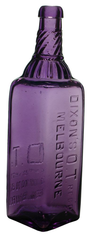 Dixon's OT Melbourne Purple Cordial Bottle