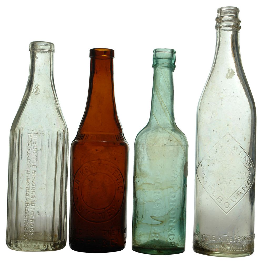 Collection Old Sauce Bottles