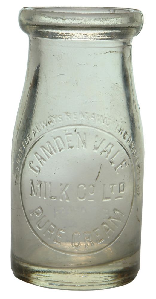 Camden Vale Milk Cream Bottle