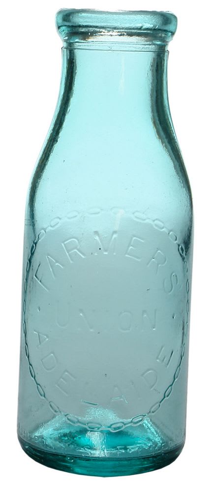 Farmers Union Adelaide Vintage Milk Bottle