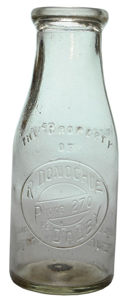 Donoghue Dalby Vintage Milk Bottle