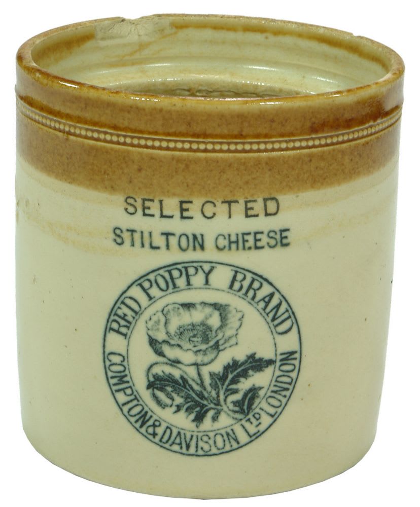 Compton Davison London Selected Stilton Pottery Jar