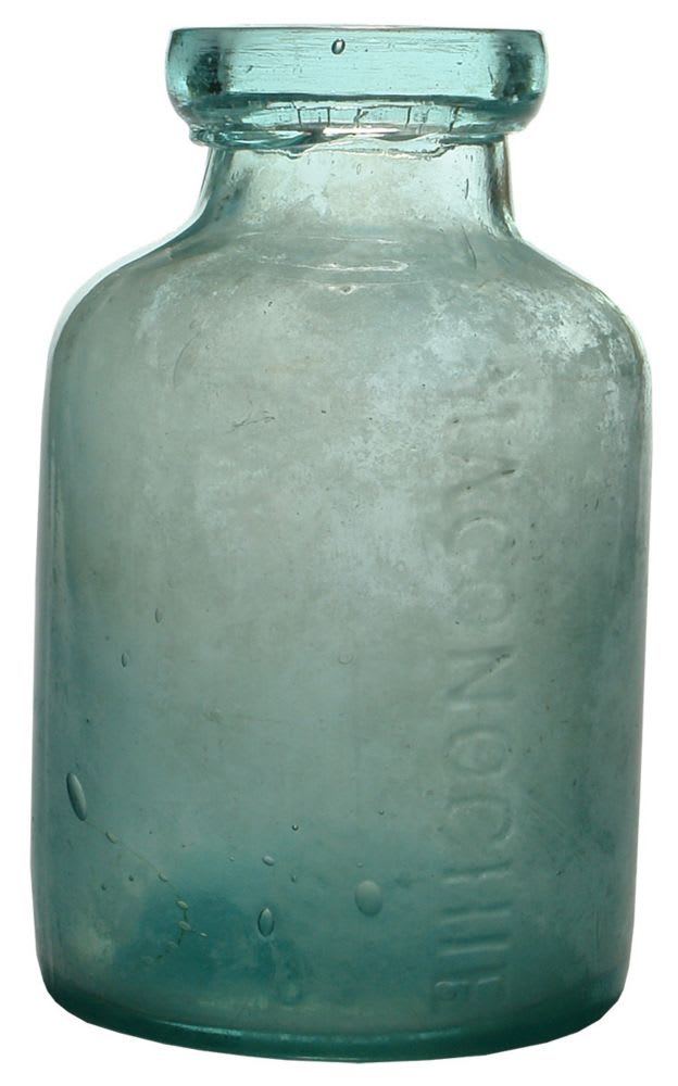 Maconochie Lowestoft Glass Salt Jar