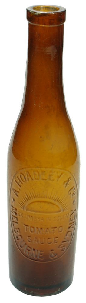 Hoadley Melbourne Sydney Amber Sauce Bottle