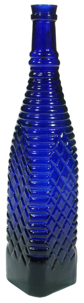 Grimbles Vinegar Cobalt Blue Bottle
