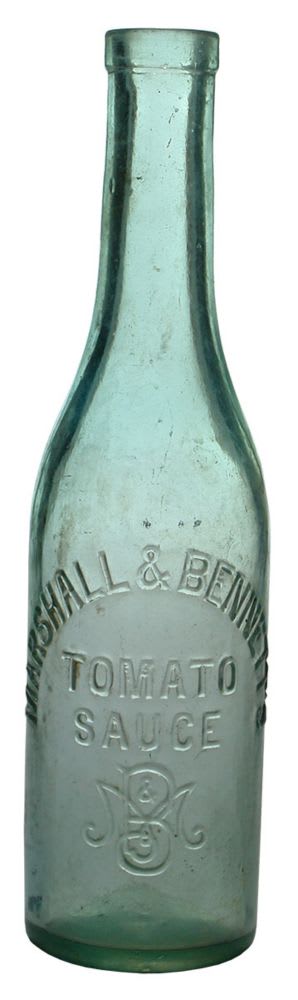 Marshall Bennett Tomato Sauce Antique Bottle