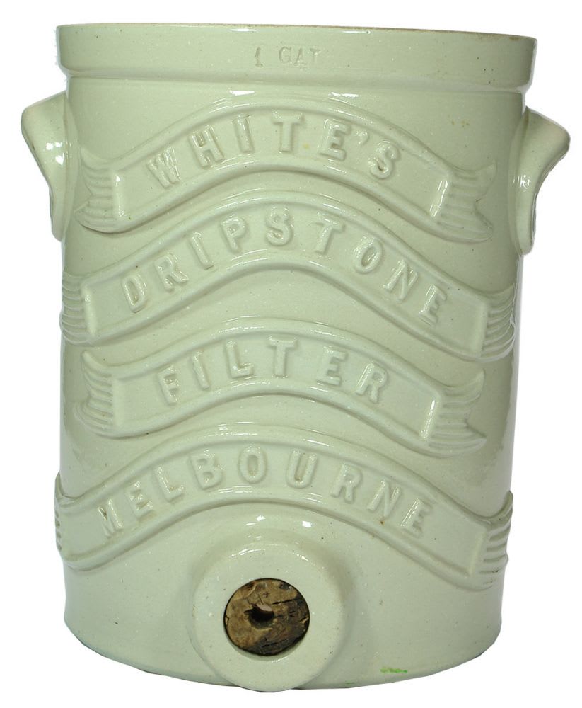White's Dripstone Filter Melbourne Water Stoneware