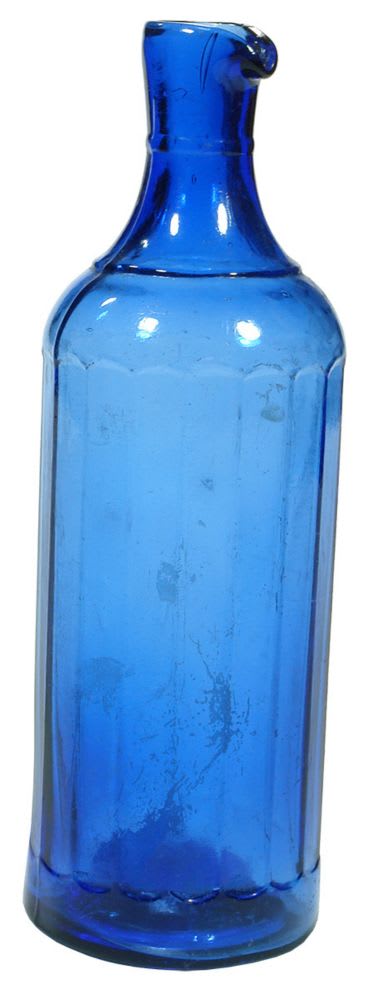 Cobalt Blue Glass Ink Bottle