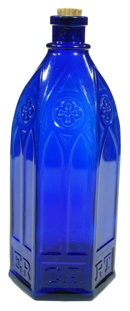 Carter's Cathedral Ink Cobalt Blue Bottle