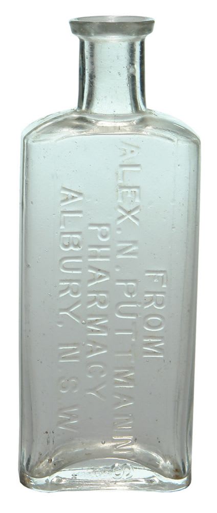 Alex Puttmann's Albury Chemist Bottle