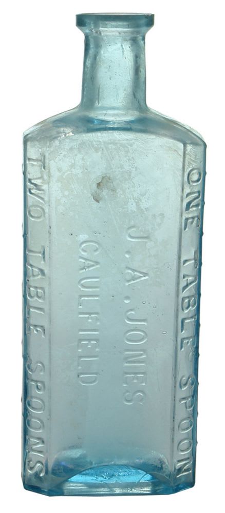 Jones Caulfield Chemist Bottle