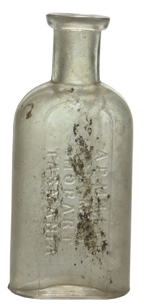 Miller Hobart Tasmania Chemist Bottle