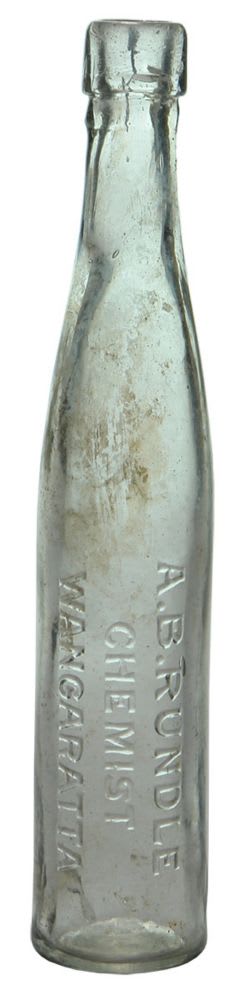 Rundle Wangaratta Chemist Bottle