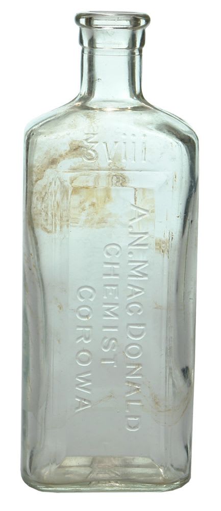 MacDonald Corowa Chemist Bottle