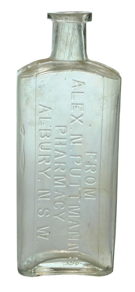 Alex Puttmann's Albury Chemist Bottle