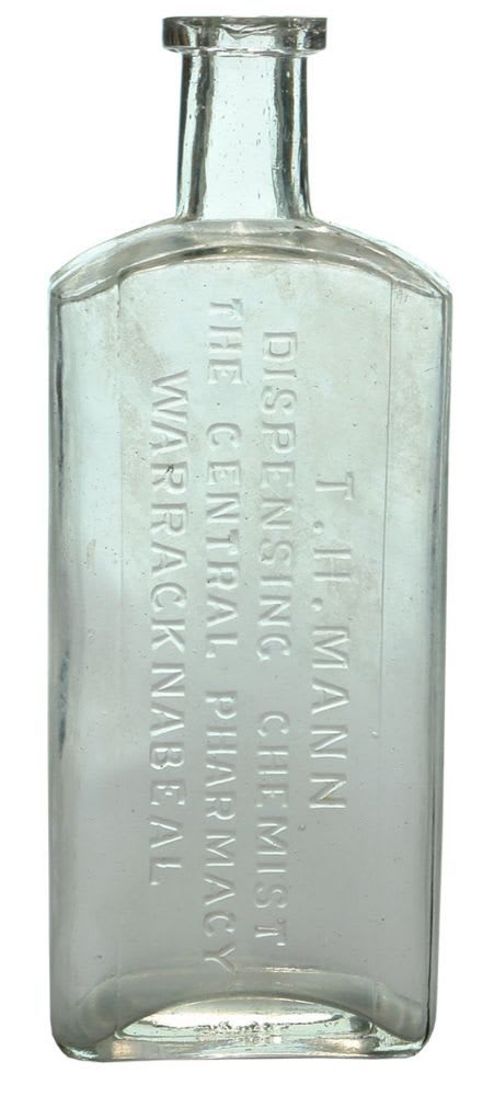 Mann Warracknabeal Chemist Bottle