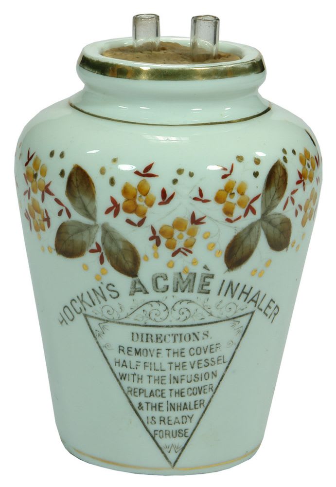 Hockins Acme Inhaler Pottery
