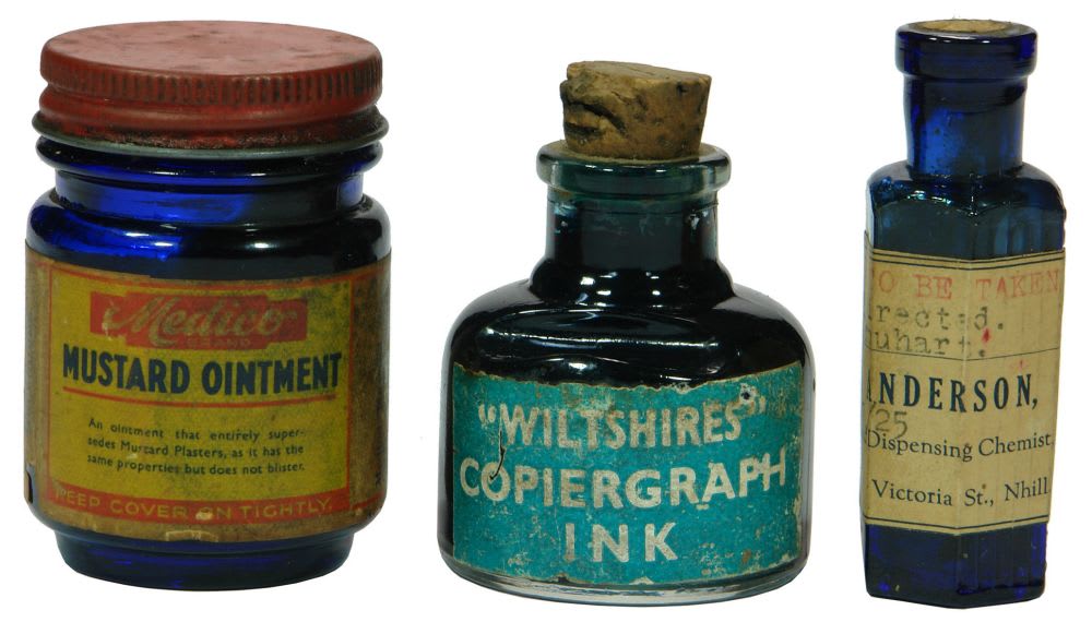 Labelled Vintage Bottles