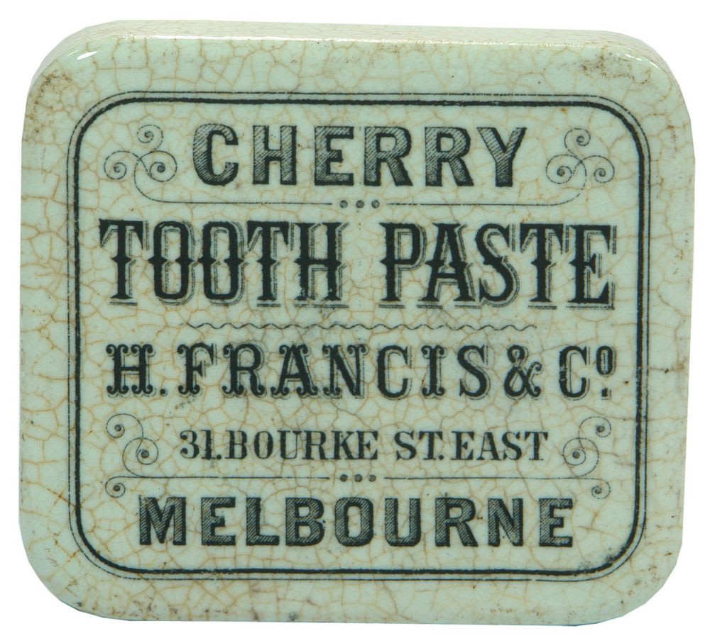 Francis Cherry Tooth Paste Melbourne Pot Lid
