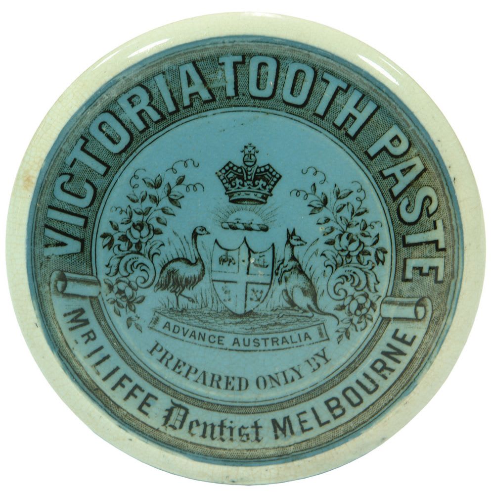 Victoria Tooth Paste Iliffe Melbourne Pot Lid