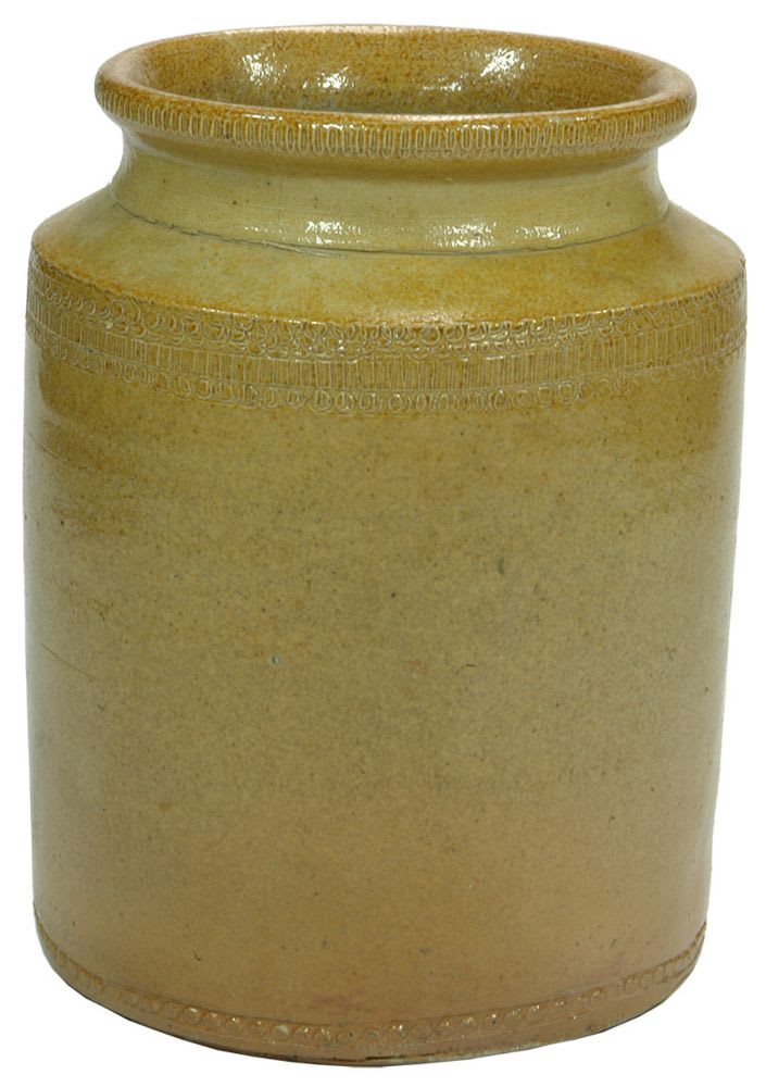 Salt Glaze Stoneware Storage Jar