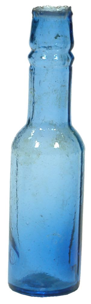 Sample Blue Castor Oil Bottle