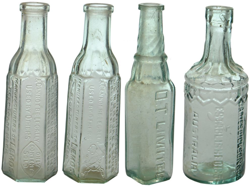 Collection Sample Cordial Bottles