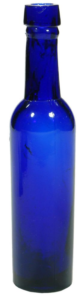 Sample Blue Castor Oil Bottle