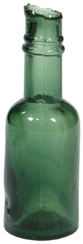 Sample Green Castor Oil Bottle