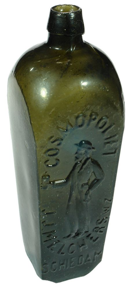 Cosmopoliet Schiedam Antique Gin Bottle