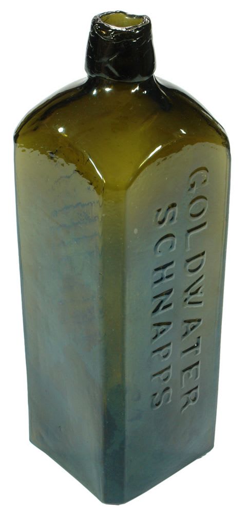 Goldwater Schnapps Schiedam Antique Bottle