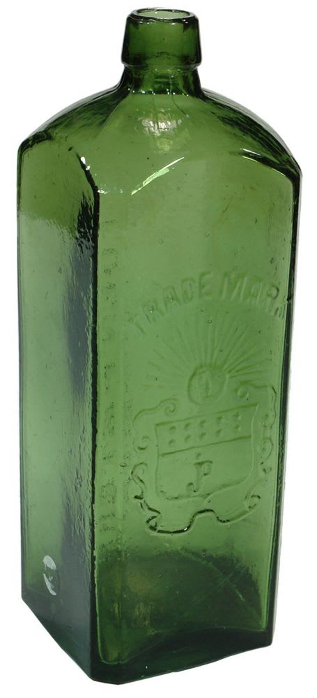 Jurgen Peters Sunrise Green Glass Bottle